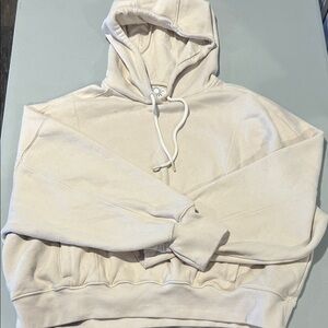 Women's Cream Hoodie Sweatshirt